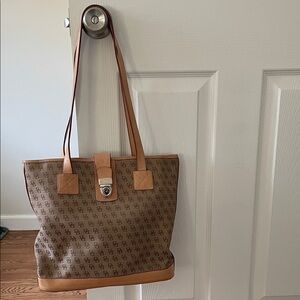 Dooney & Bourke Brown Tan Shoulder Bag